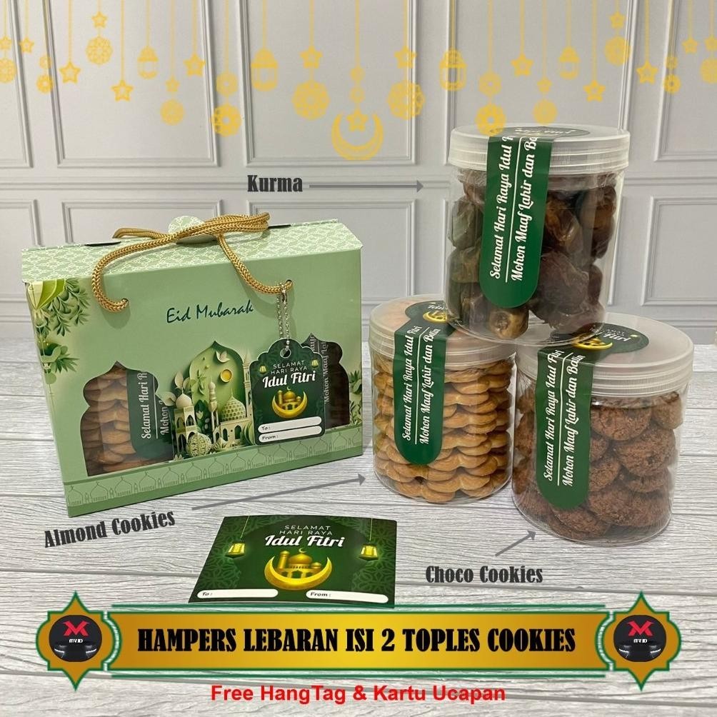 

Ready>>> Ready Stok Hampers Lebaran Parcel Thr Hari Raya Idul Fitri Prremium | Kado Hampers Isi 2 Jar Besar Spesial Cookies Chocolate Almond Cookies Dan Kurma Gift Free Kartu Ucapan Gift Thr Eid Mubarak Mv.Id Official