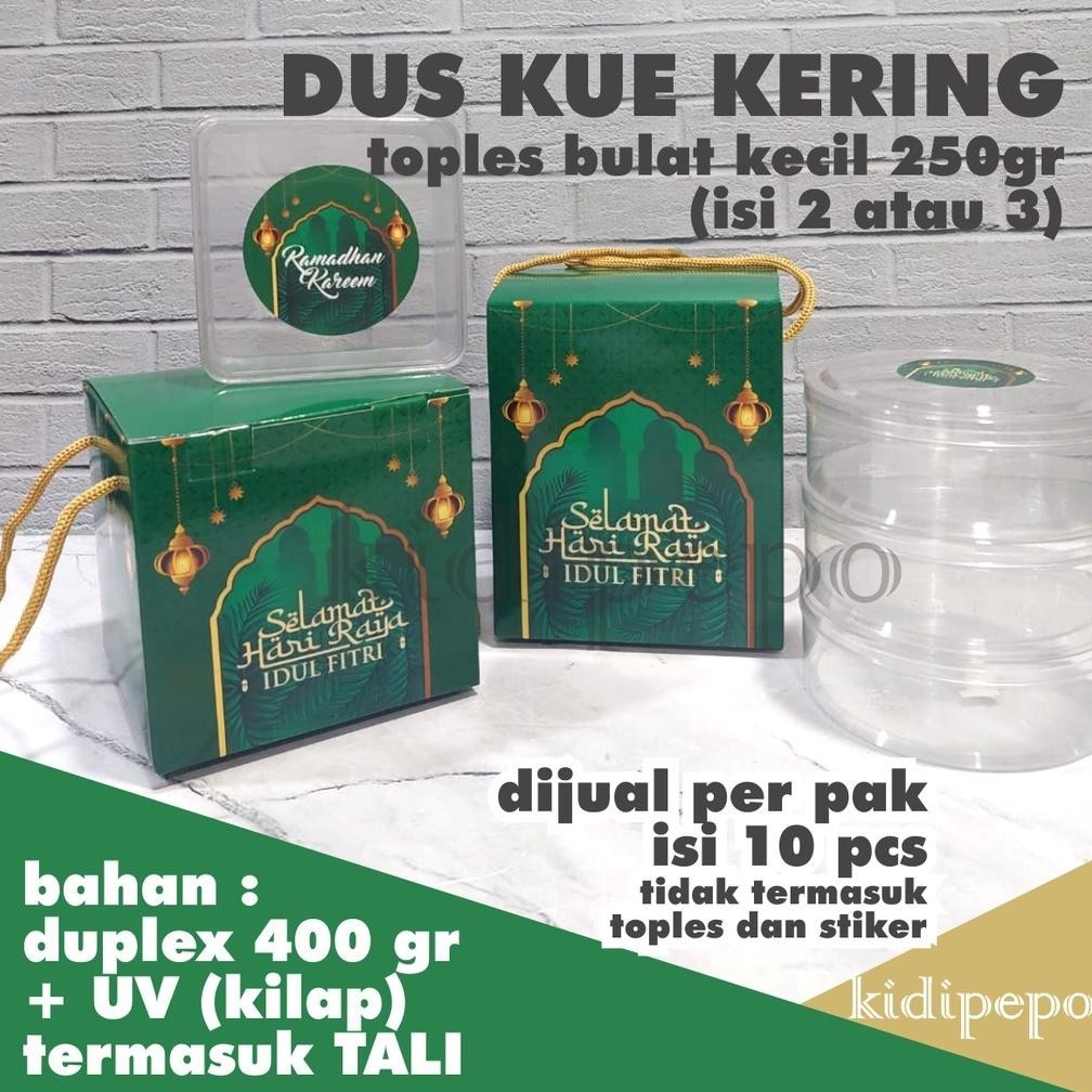 

Ready>>> Dus Kue Kering Stoples 250 Gr Idul Fitri Lebaran (Isi 10)