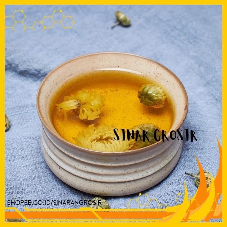 

TEH BUNGA KUNCUP WHITE CHRYSANTHEMUM / KEMBANG BABY KRISAN PUTIH 50G GRADE A