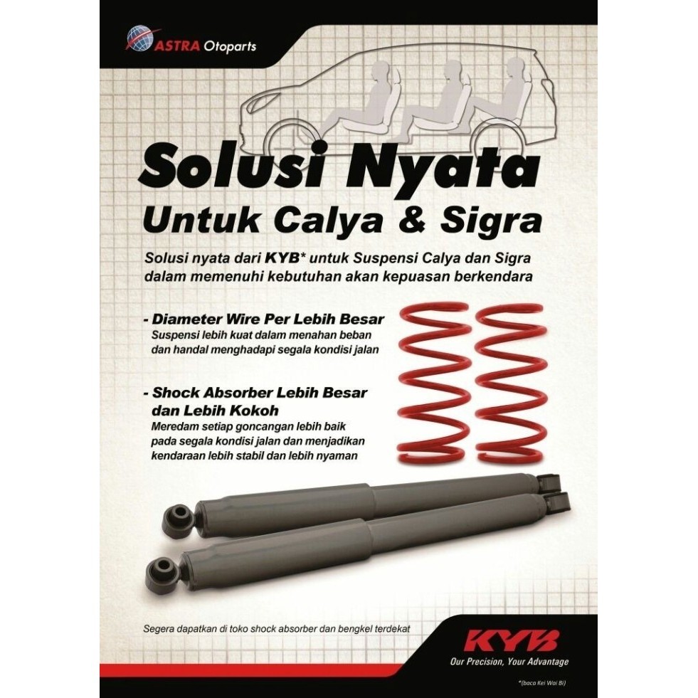 Shockbreaker & Per Kayaba Calya / Sigra Belakang 2016-Now Original