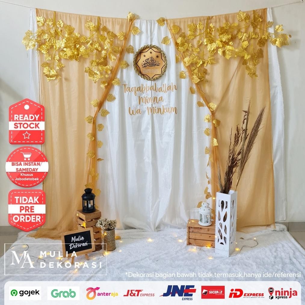 Ready>>> Lebaran Idul Fitri 2023 Hiasan Dinding Pesta Rumah Lengkap Taqaballahu Mina Wa Minkum Paket