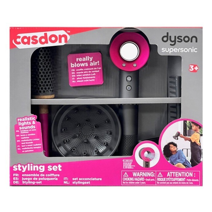 Dyson By Casdon Supersonic Styling Set - Mainan Salon, Hairdryer Anak