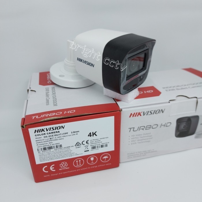 Camera Cctv Outdoor Hikvision 8Mp 4K Ds-2Ce16U1T-Itpf