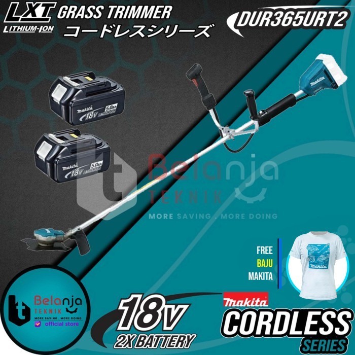 Makita Mesin Potong Rumput Cordless Dur365 Urt2 Grass Trimmer Dur 365