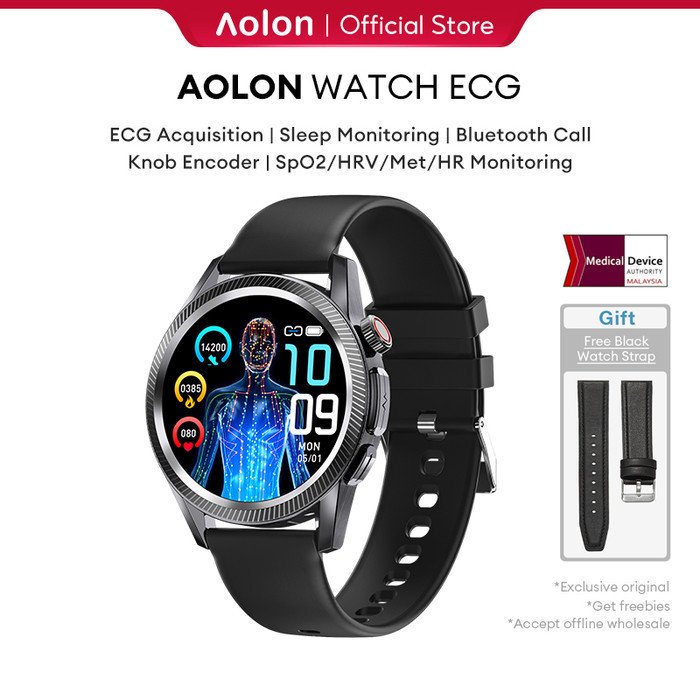 Aolon Ecg Medical Grade Smart Watch Body Temperature Health Watch