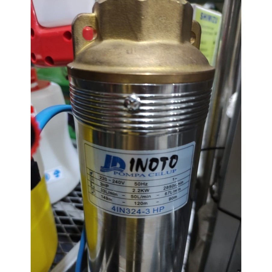 Inoto Pompa Air Celup Satelit Submersible Pump 3 Hp Ss 3" Inch 3 In