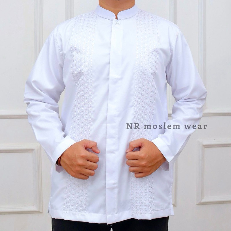 [Produk Ktsoi] Jrj- Baju Koko Katun Lengan Panjang Dewasa Size Standar & Big Size Eceran Grosir Oran