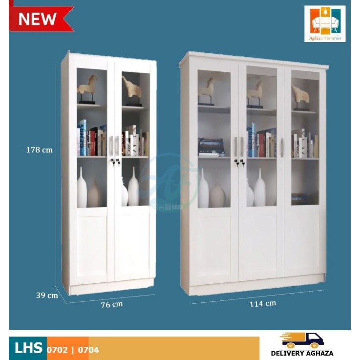 

Lemari Buku Lemari File Lemari Hias Serbaguna LHS 0702 LHS 0704