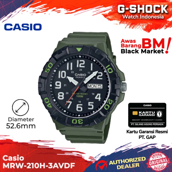 Casio General Mrw-210H-3Avdf Mrw-210H Mrw-210 Mrw210H Mrw 210H