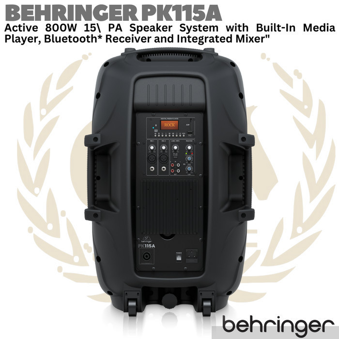 Behringer Pk115A Active 800W 15 Inch Pa Speaker System Spiker Aktif