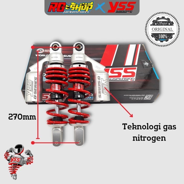 Shock Yss Tabung G Series Model 270Mm Nouvo Z/Lele Ori Thailand