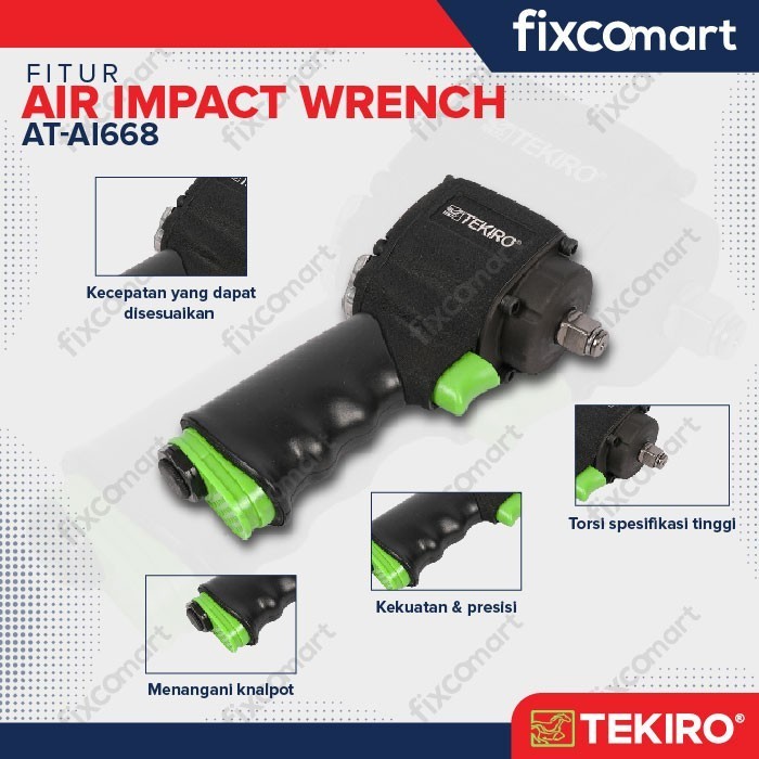 Tekiro Air Impact Jumbo Hammer 1/2"