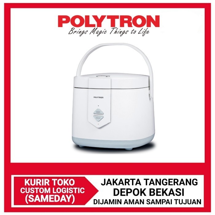 Polytron Rice Cooker Prc 1201Y 2 Liter / Prc 1201 Y Penanak Nasi 2L