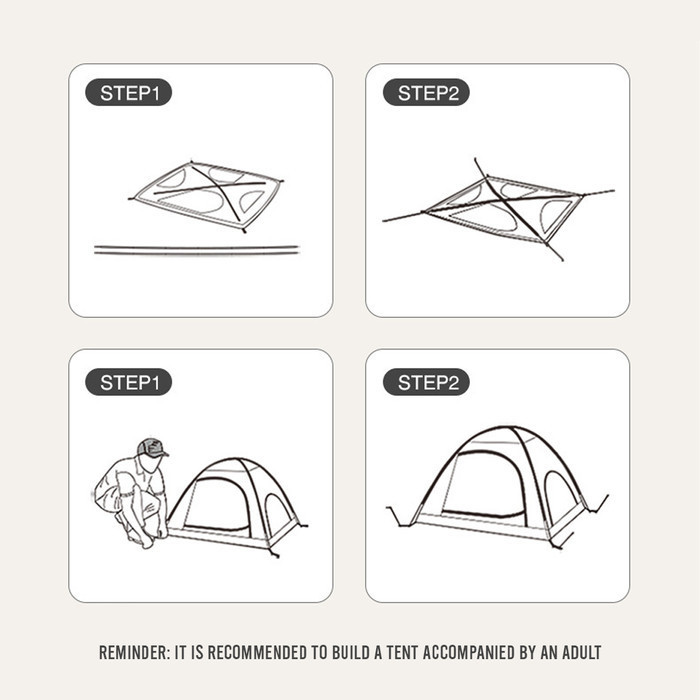 Tenda Anak Naturehike Cnh22Zp002 Camping Tent For Kids