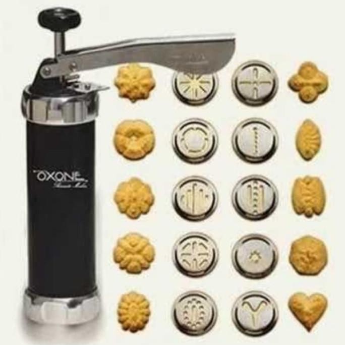 Cetakan Kue Kering Oxone OX-322 Biskuit Maker Hitam