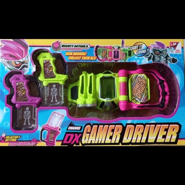 MAINAN ANAK SABUK KAMEN RIDER DX GAMER DRIVER EX AID