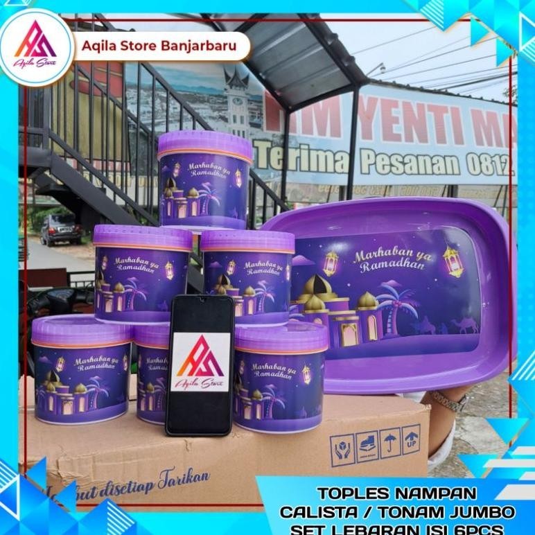SEDANG PROMO TOPLES ISI 6 PCS NAMPAN CALISTA / TOPLES NAMPAN CALISTA SET / TONAM JUMBO SET LEBARAN T