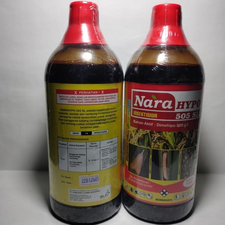 Sale Narahypo 505 Sl 1 Liter Obat Pembasmi Hama Wereng Sundep Beluk Pada Tanaman Padi Sr-32