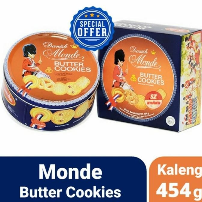 

New Monde Butter Cookies 454 Gram Original