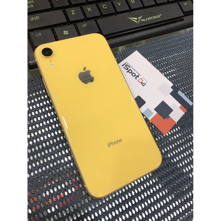 HOUSING IPHONE XR KUNING / TULANG BELAKANG IPHONE XR ORIGINAL PARTS