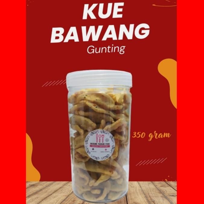 

Big Sale Kue Bawang Padang | Kue Bawang Gunting Khas Minangkabau 350 Gram Berkualitas