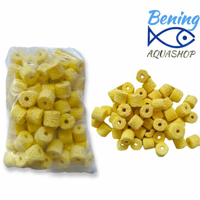 Ready keramik Ring Berpori / Bio Ring / Ceramic Ring Rumah Bakteri 1kg