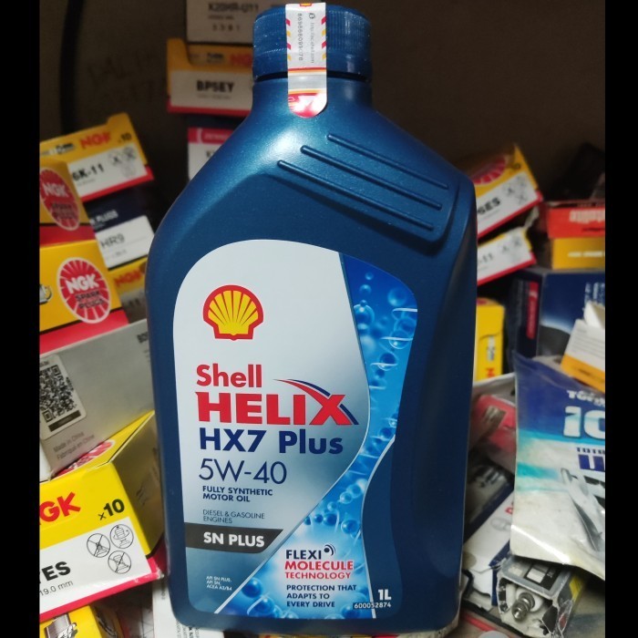 TERMURAH - Oli Shell Helix HX7 Plus 5w 40 1 liter oli mobil bensin & diesel HX 7