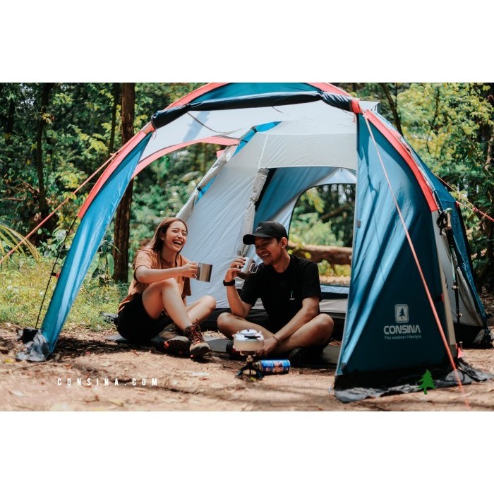 Consina Impian 4 Extra Tenda Camping Keluarga 4 Orang