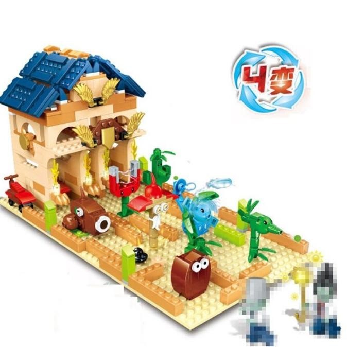 Mainan Balok Plants VS Zombies