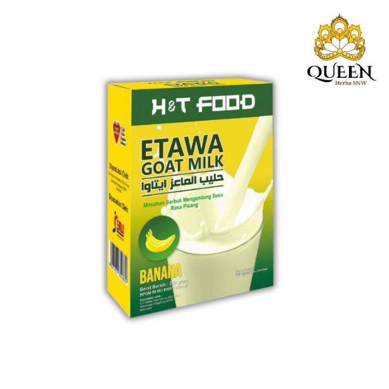 

Etawa Goat Banana Milk 200 gr - Susu Kambing, Susu Pisang
