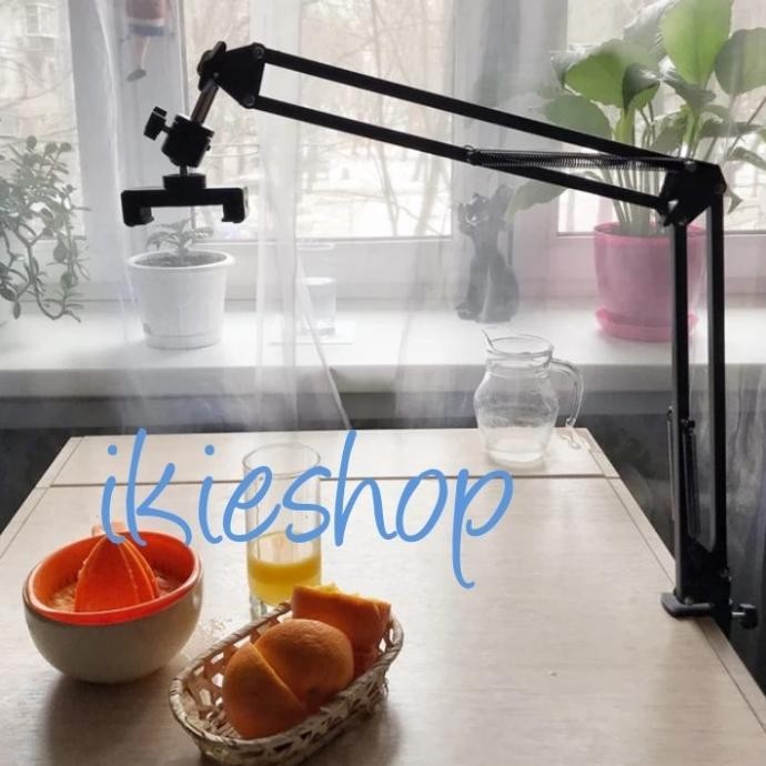 Hp Holder Lazypod Jepit Meja | Vlogger Camera Holder | Unboxing | Food