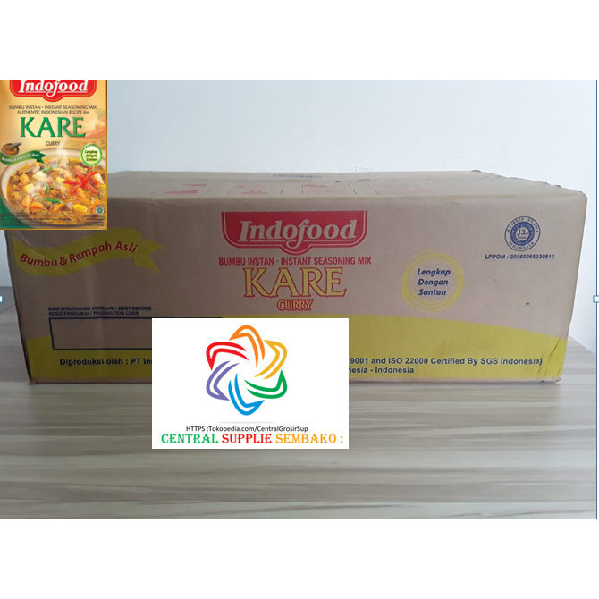 

Indofood Bumbu Kare [45Gram /6 Box X24 Pcs /1 Karton ]