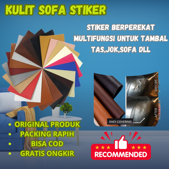 

Sticker Kulit Pu Stiker Kulit Sofa Leather Import Perbaikan Kulit So