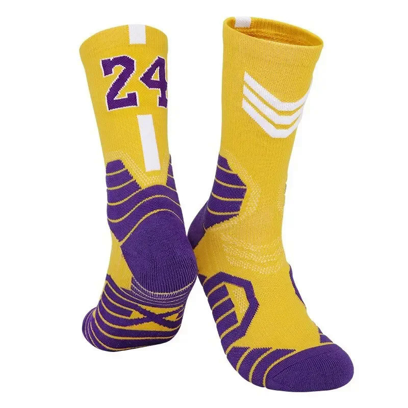 Kaus Kaki Basket Profesional, Kaus Kaki Basket Profesional, Tebal, Anak-anak Setengah Betis, Anti Se