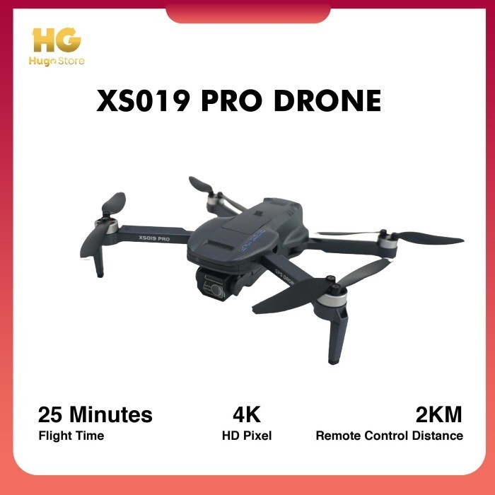 XS 019 DRONE 4K HD 2KM 25 Min Flight Time