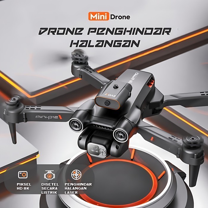 P12 PRO Drone Obstacle Avoidance + 4K HD Camera wide angle height