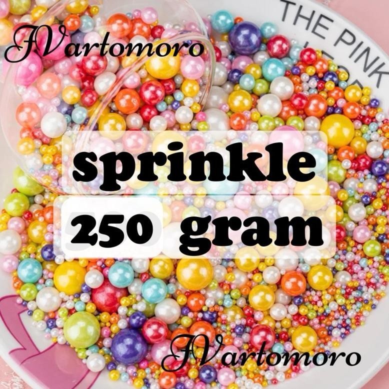 

READYYY KIRIM >> 250 GRM EDIBLE SPRINKLE HIASAN KUE SPRINGKEL