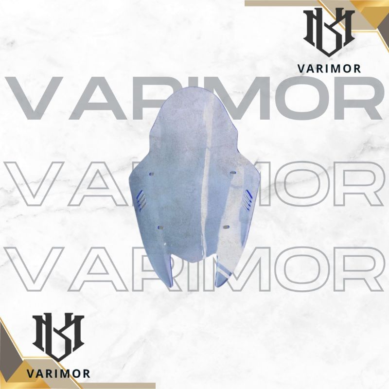 VISOR NMAX OLD/NEW MODEL TDR SIRIP BENING, SMOKE & HITAM