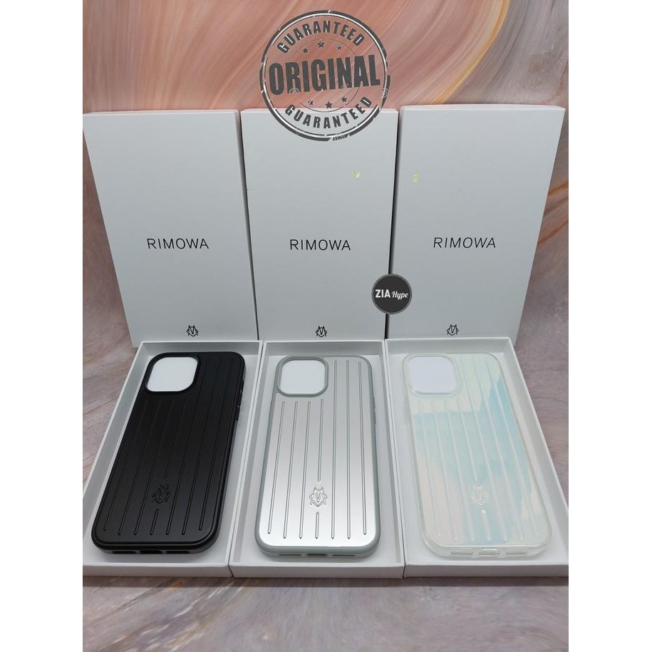 ORIGINAL RIMOWA ALUMUNIUM IRIDESCENT BLACK IPHONE 13 PRO MAX READY