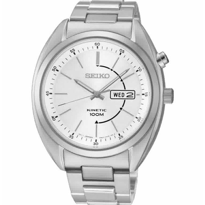 Jam Tangan Seiko SMY117P1 Kinetic Full Silver