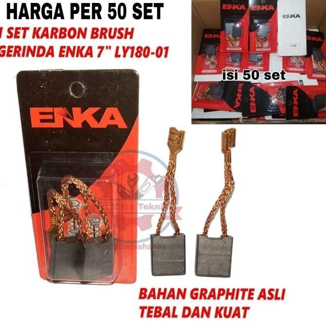 Ready Harga Per 50 Set Carbon Brush-Arang Mesin Gerinda Enka 7 Inch Ly180-01