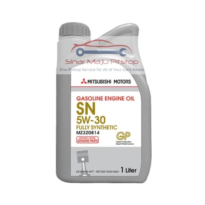 MITSUBISHI MOTORS GENUINE OIL 5W-30 SN - PELUMAS OLI MESIN MOBIL 1 LTR