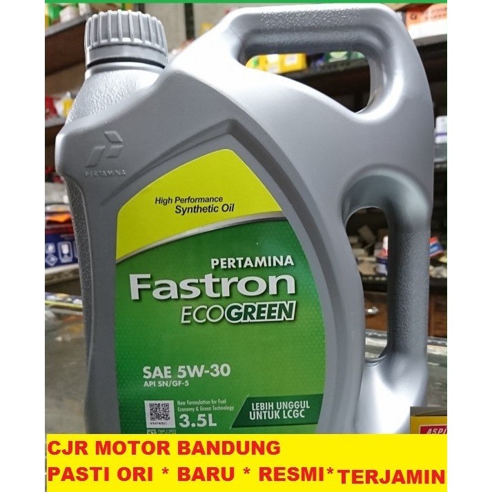 OLI PERTAMINA FASTRON ECO GREEN 5W 30 MOBIL LCGC CALYA SIGRA KARIMUN