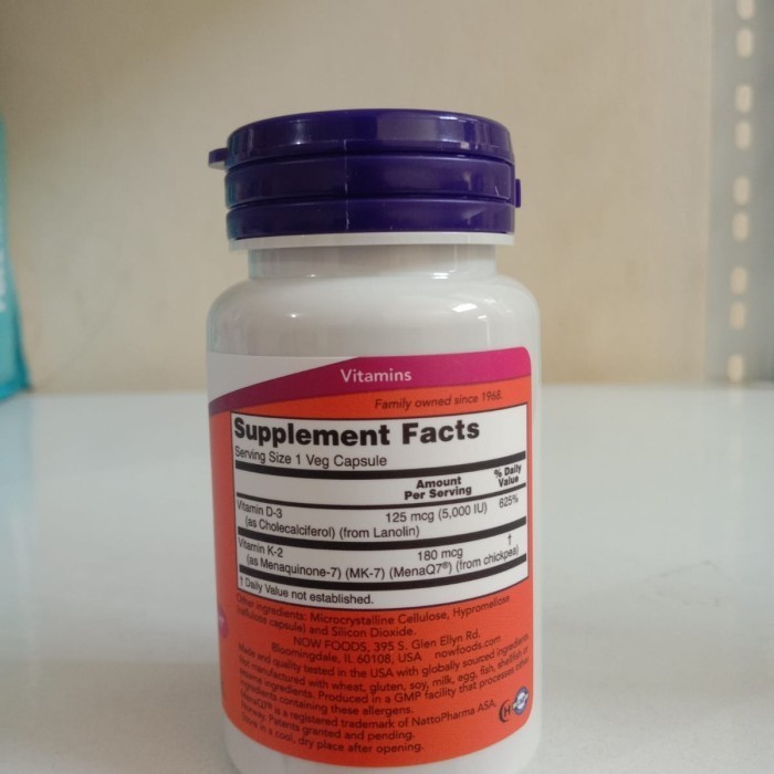 Now Mega D3 Mk7 D3 5000 Iu Mk7 180 Mcg 60 Veggie Caps