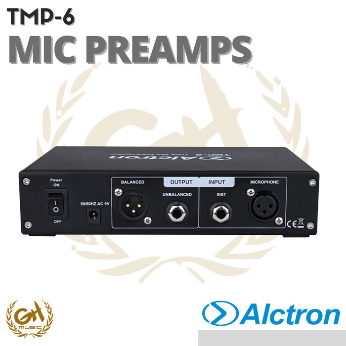 Alctron Tmp6 Mic Preamp, Tmp-6 Tube Mic Pre Amplifier