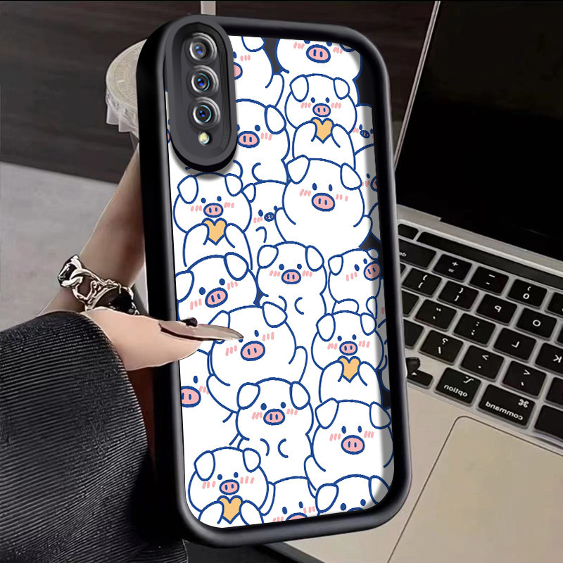 Casing Hp VIVO S1 VIVO S1 Pro Case Anti Drop silikon Casing ponsel HP motif garis Softcase lucu Kesi