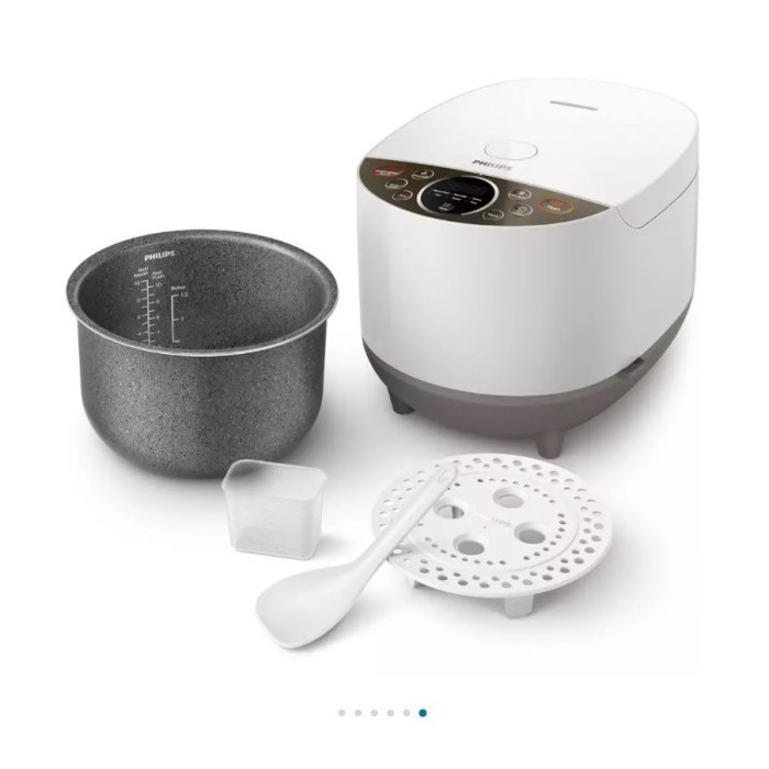 Philips Rice Cooker Hd4515 Digital 1.8L Penanak Nasi Hd 4515