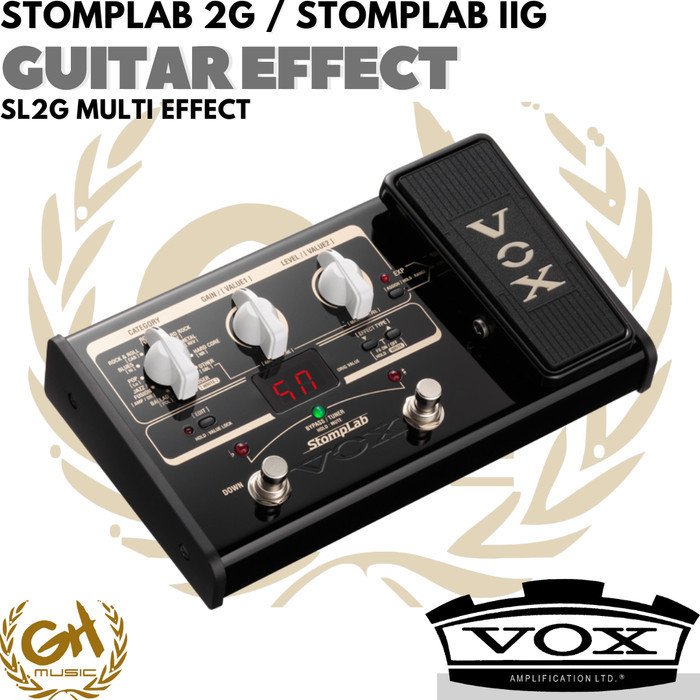 Vox Stomplab 2G Sl2G Guitar Multi Effect - Efek Gitar Termurah Terlaris Promo