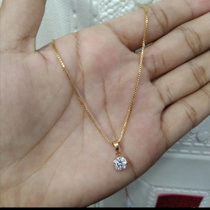Kalung Rantai Emas Asli / Kalung Wanita (375) Termurah Terlaris Promo