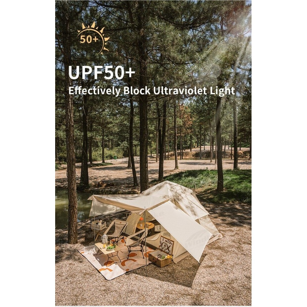 Tenda Automatic Ango 4 Orang Camping / Glamping Naturehike Nh21Zp010